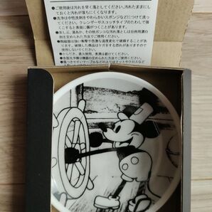 ディズニー ミッキーマウス展 蒸気船ウィリー 豆皿 直径約10cm