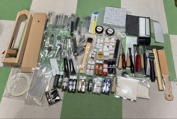 レザークラフト道具・革セット