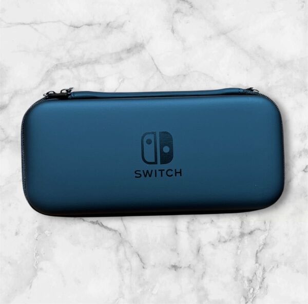 ケース スイッチ専用 ブラック ゲーム機収納 収納ケースブラック黒ゲームカード用ポケット付き