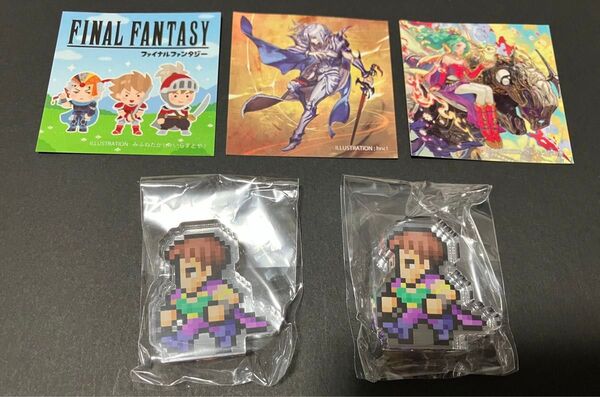 秋葉原アトレ ファイナルファンタジー FF ミニアクリルスタンド ガイ 特典 ステッカー シール