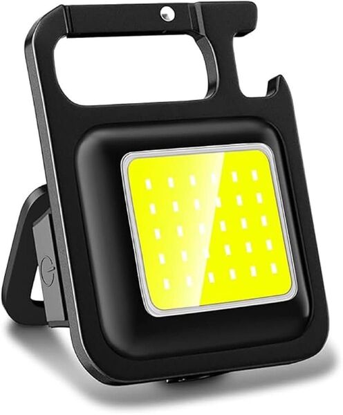 LED 投光器 COBライト 小型 キーライト 充電式 800ルーメン 作業灯 キーライト 高輝度 明るい