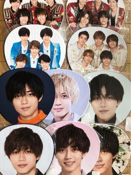 10枚セット! King&Prince 永瀬廉 ジャンボうちわ 個人6種、集合4種