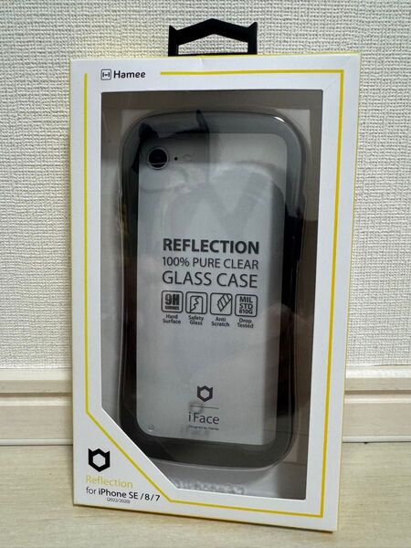 未開封品 Hamee iFace iPhone SE3 SE2 8 7 REFLECTION ブラック 黒 くろ Black