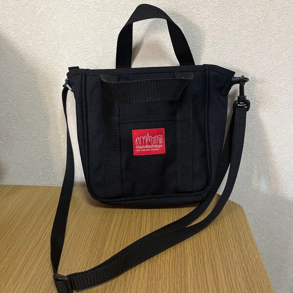 Manhattan Portage ミニショルダーバッグ ブラック 2way