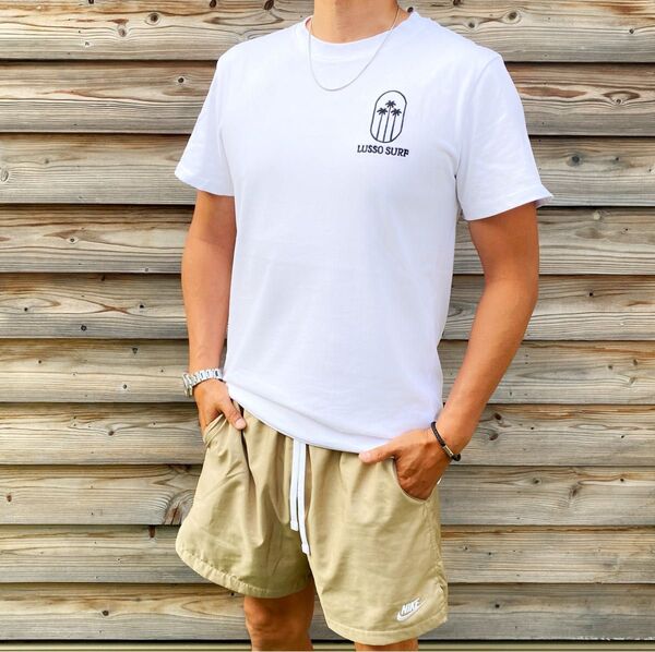 西海岸系 LUSSO SURF パームツリーロゴTシャツ Lサイズ ロンハーマン