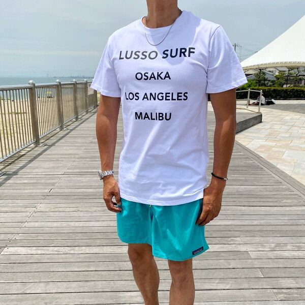 正規品 LUSSO SURF CITY LOGO Tシャツ Lサイズ ロンハーマン 正規品