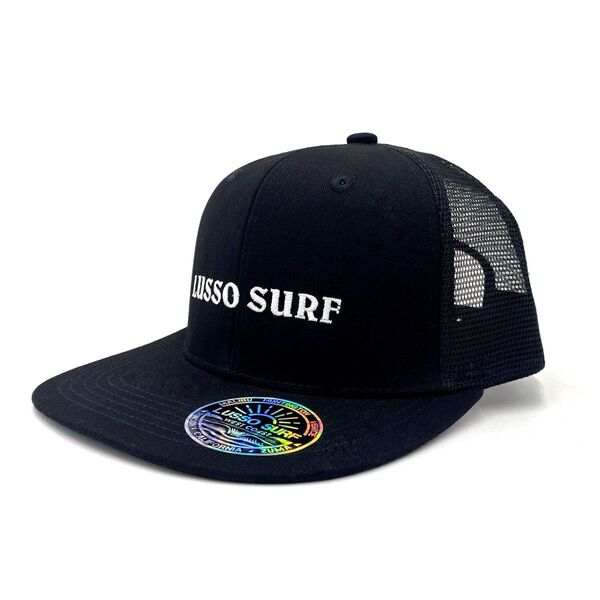 正規品 LUSSO SURF ロゴメッシュキャップ ブラック 送料込み