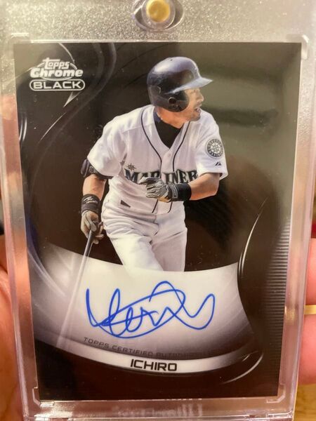 Topps Chrome Black イチロー 直筆サインカード