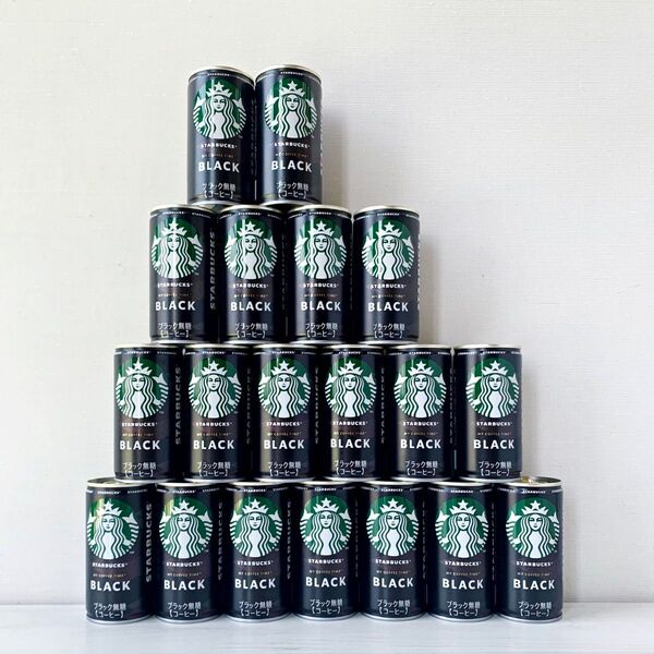 スターバックス マイ コーヒー タイム ブラック 無糖 185g*19/STARBUCKS サントリー スタバ 缶コーヒー