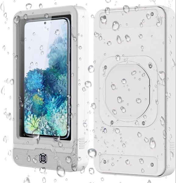 壁掛けスマホ防水ケース お風呂 吸盤付き 浴室スマホケース お風呂スマホカバー
