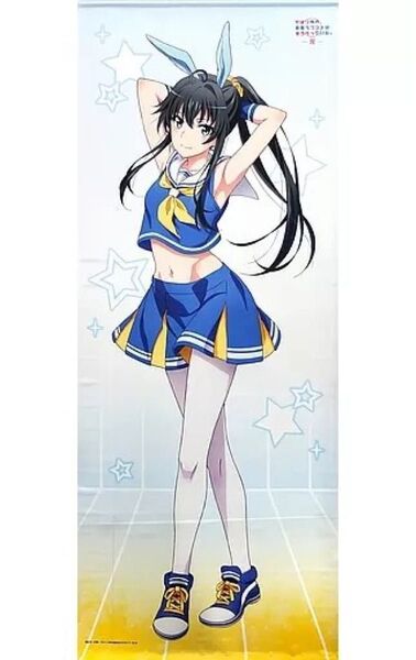 雪ノ下雪乃等身大タペストリー【チアバニーver.】