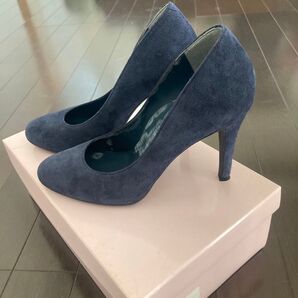 DIANA ダイアナ パンプススエードパンプス ネイビー ハイヒール 23