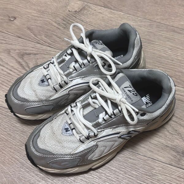 箱無し New Balance / ニューバランス ML725 22.5cm シルバーグレースニーカー