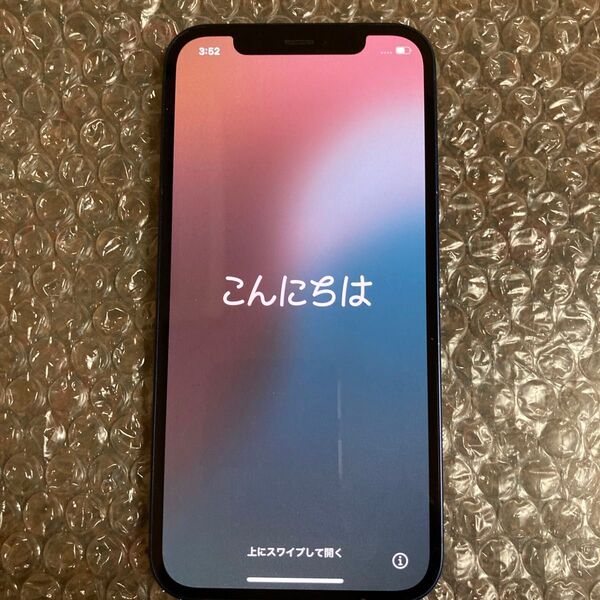 純正品 iPhone12 128GB SIMロック解除済み Softbank ブルー バッテリー76%