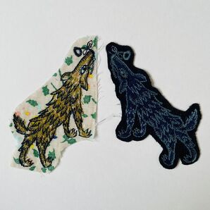 ミナペルホネン wolf &flower ウルフ はぎれ ハギレ