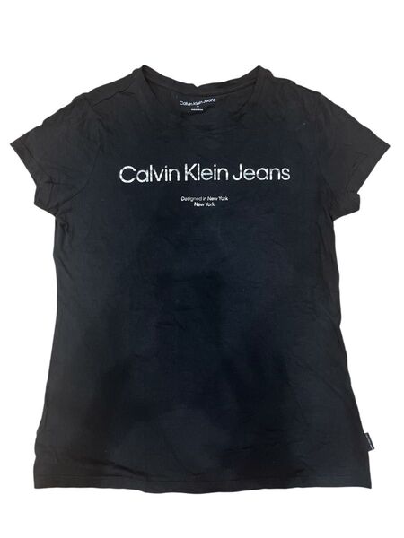 カルバンクラインCalvin Klein Jeans ブラック Tシャツ M トップス