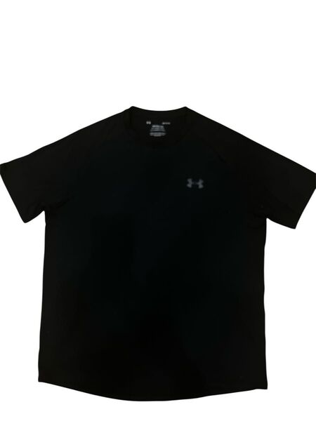 アンダーアーマー ARMOUR UNDER Tシャツ トレーニング 半袖 ブラック 黒 メンズ L