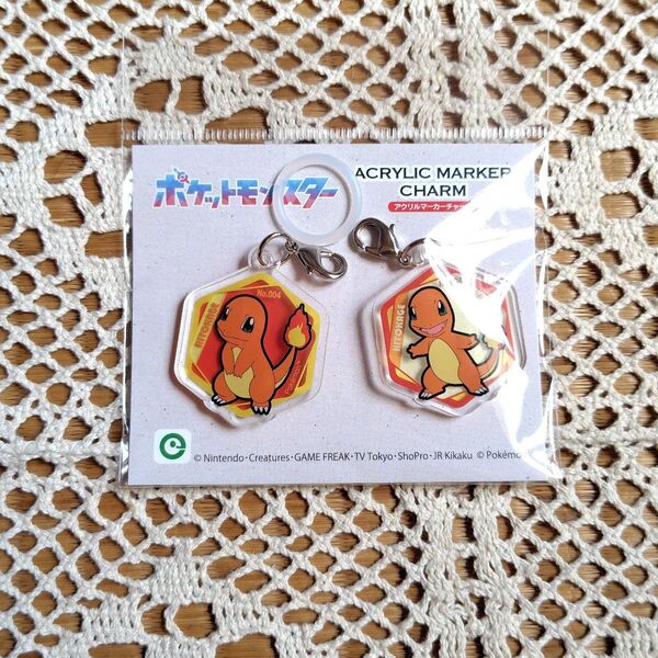 ポケモン ヒトカゲ アクリルマーカーチャーム
