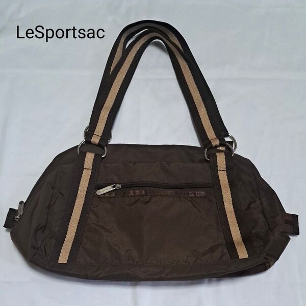 LeSportsac レスポートサック トートバッグ ブラウン