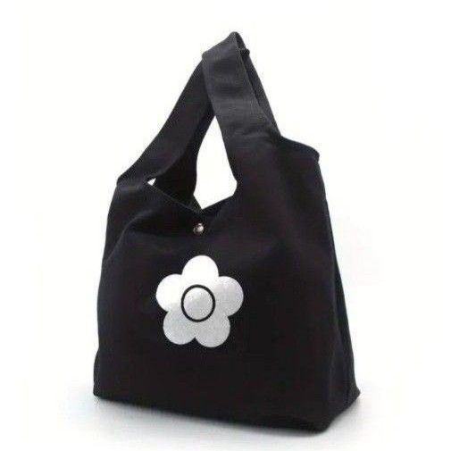 MARY QUANT マリークワント エコバッグ トートバッグ 非売品 ノベルティ 黒 新品