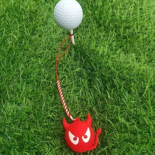 WAAC ワック ゴルフ ティーホルダー レッド シリコン製 ティーマーカー