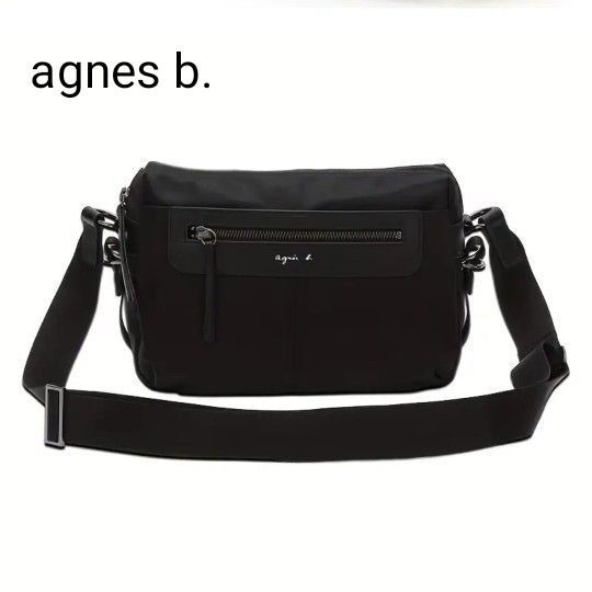 アニエスベーショルダーバッグ アニエスベー ショルダーバッグ agnes b. 斜めかけバッグ 高品質 ナイロン 新品 タグ付き