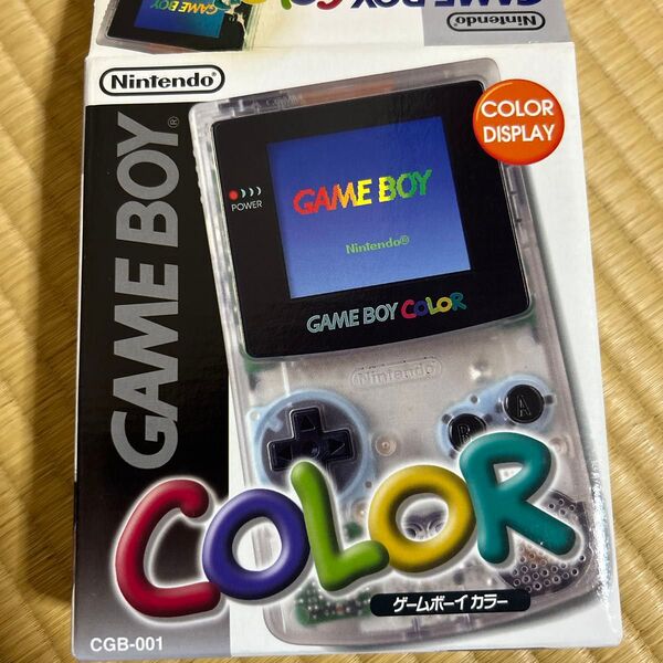 貴重元箱付き 任天堂 ゲームボーイカラー クリア