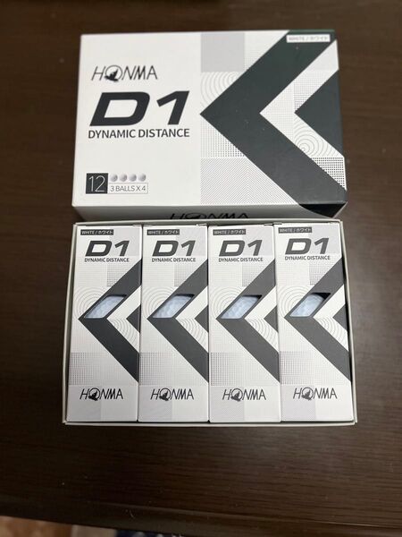 ☆新品☆ ゴルフボール ホンマD1 HONMA 1ダース(12球) ホワイト
