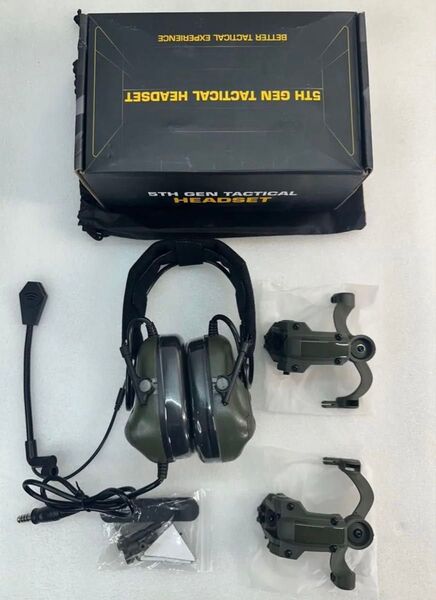 5th GEN TACTICAL HEADSET タクティカルヘッドセットタクティカル ミリタリー コスプレ 撮影 映画