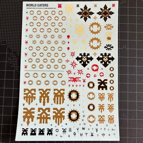 ウォーハンマー WARHAMMER ワールドイーター デカール
