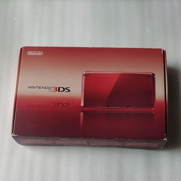Nintendo 3DS 本体 フレアレッド 箱付き フルセット 訳あり ジャンク