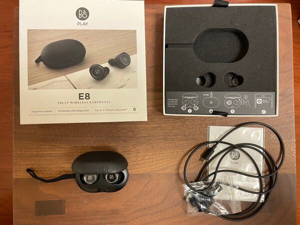 【中古】Beoplay E8 Bang&Olufsen B&O ワイヤレスイヤホン Bluetooth BLACK 黒
