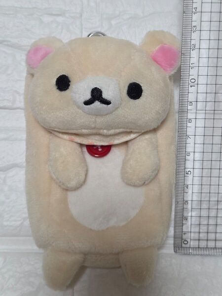 コリラックマ ぬいぐるみポーチカラビナ付き