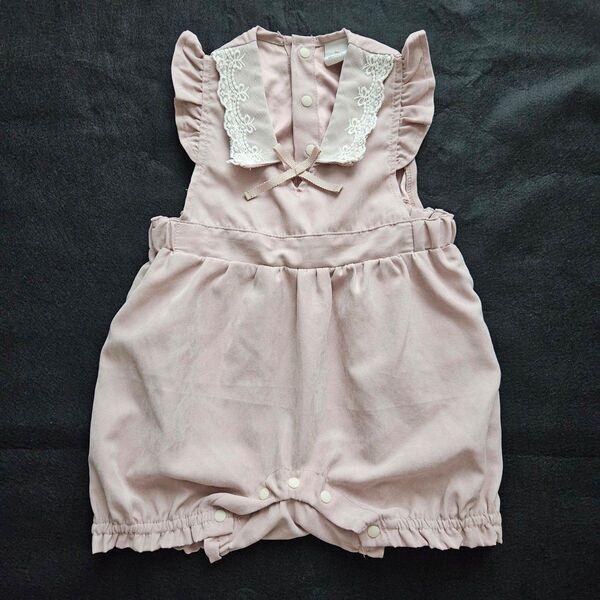 Cottoli 70cm ロンパース バースデイ ピンク