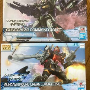 【2個セット】HG ダブルオーコマンドクアンタ&陸戦型ガンダム(市街地戦仕様)