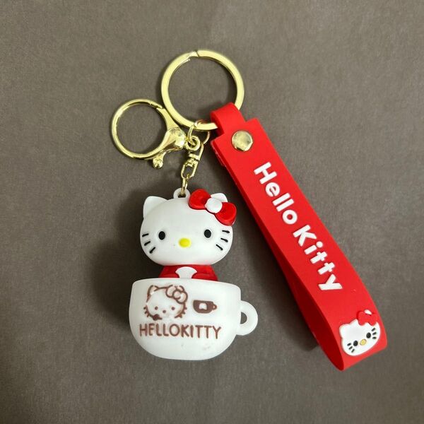 hello kitty ハローキティ キーホルダー アクセサリー キーチェーン 赤 海外限定 マスコットキーホルダー
