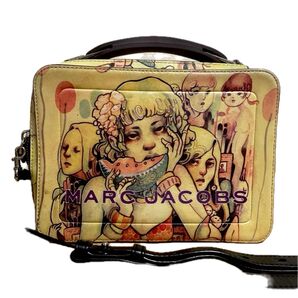 MARC JACOBS lauren tsai コラボ限定バッグ ローレンサイ NY 希少 イエロー アーティスト ショルダー