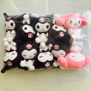 サンリオ むにゃすゃ クロミ&マイメロディ マスコット 10個セット
