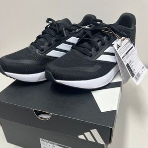 adidas CORE FAITO 5.0 J ジュニア ランニングシューズ 24.0cm ブラック