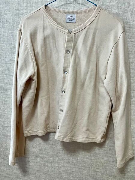 coen 長袖 カーディガン