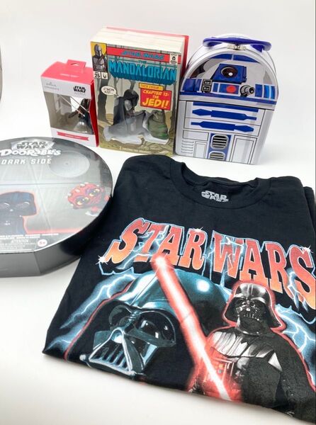 ☆コレクターグッズ☆ STARWARS スターウォーズ Tシャツ バッグ フィギュア グッズ 8点