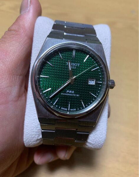 TISSOT PRX Powermatic 80 腕時計 グリーン
