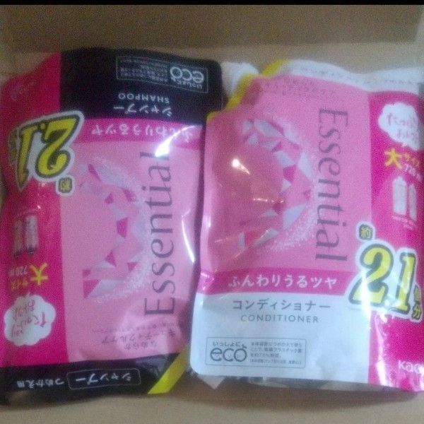 花王 エッセンシャル ふんわりうるツヤ シャンプーコンディショナー