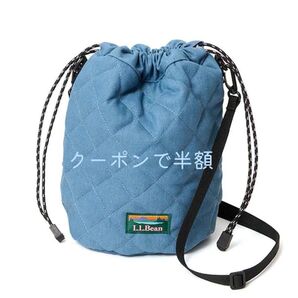 L.L.Bean エルエルビーン デニム調生地で作った キルティングポシェット オトナミューズ 付録 新品未使用
