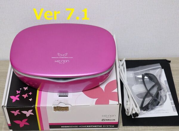 ★ke-non ケノン 7.1 シャインピンク プレミアムカートリッジ/眉毛脱毛器付★