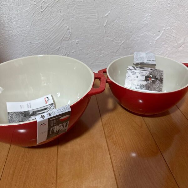 2サイズセット ストウブ サービングボウル 18cm 25cm