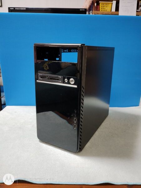 ♪ミドルタワーPCケース ブラック ST-566T-B ★ジャンク