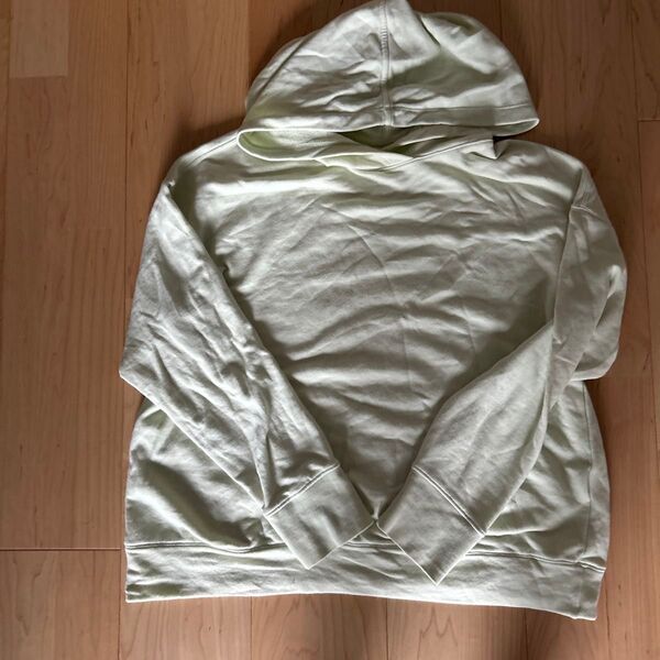 UNIQLO ウルトラストレッチスウェットプルパーカ(長袖) 434540 薄緑 ユニクロ