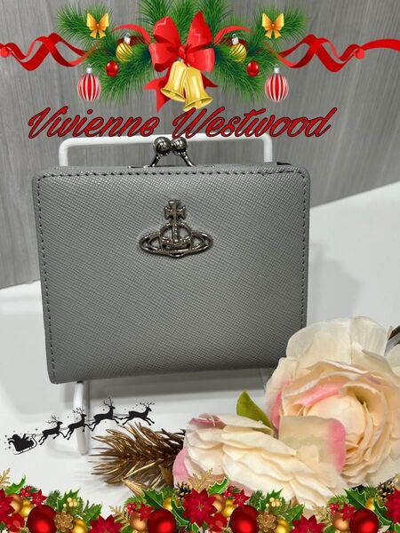 Vivienne Westwood グレー 折り財布 二つ折り財布