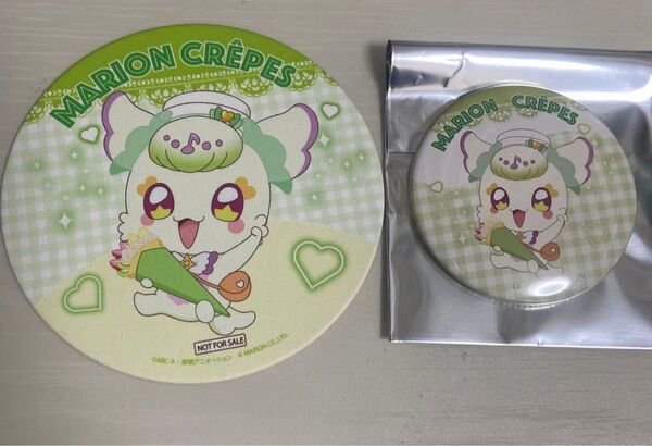 キミとアイドルプリキュア プリルン マリオンクレープ 缶バッジ コースター キミプリ